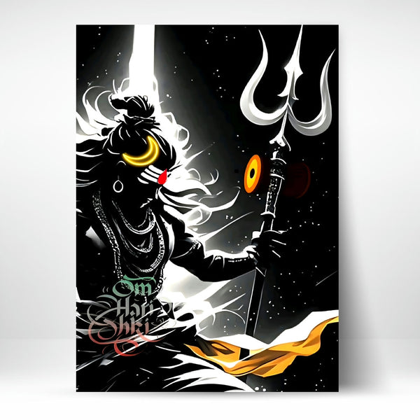 Metal Poster - Lord Shiva LS16