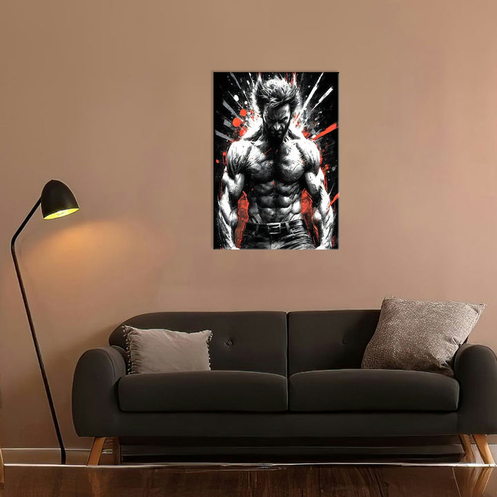 Metal Poster - Superhero Wolverine WOL07