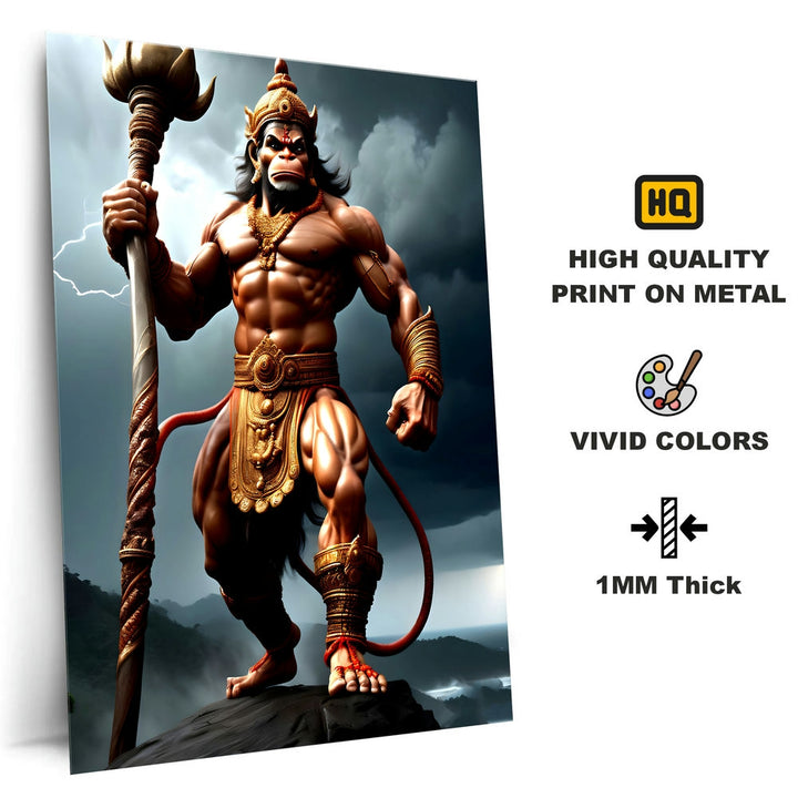 Metal Poster - Lord Hanuman LH06