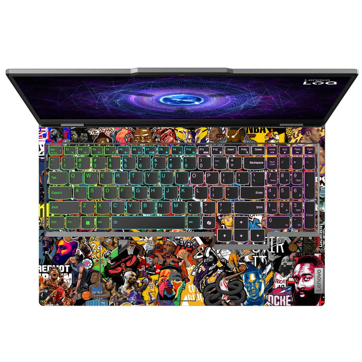 Lenovo LOQ Laptop Skin - Basketball Sticker Bomb DS2