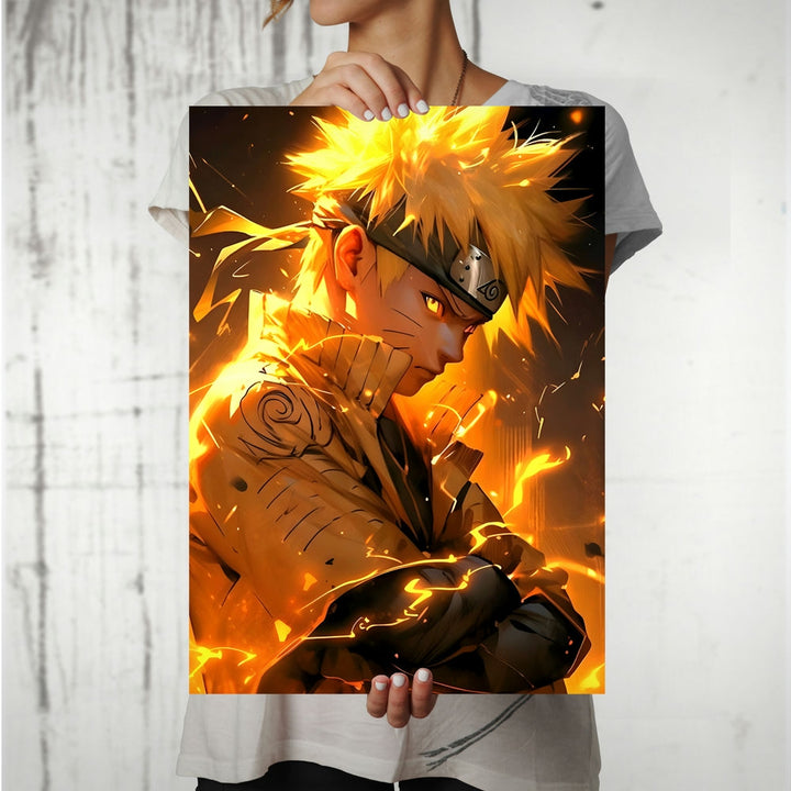 Metal Poster - Anime Naruto Uzumaki NU08