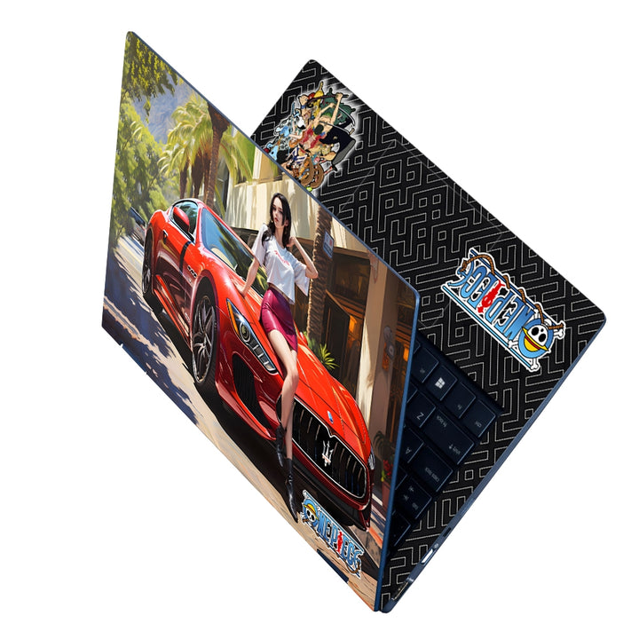 Laptop Skin - One Piece Boa Hancock with Red Maserati