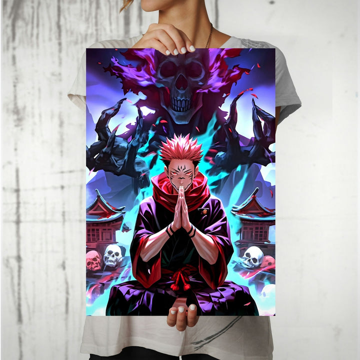 Metal Poster - Anime Sukuna SK16