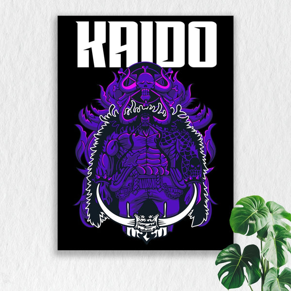 Self Adhesive Textured Vinyl Poster Kaido Emperor of Beasts