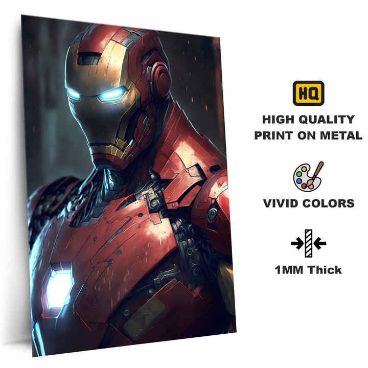 Metal Poster - Superhero Iron Man IM10