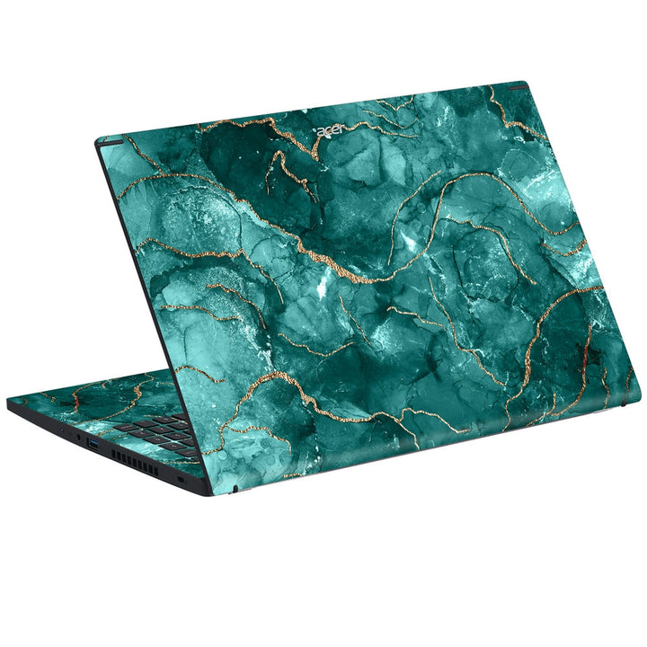 Acer Laptop Skin - Marble Goldern Line Pattern