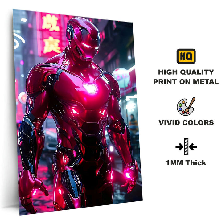 Metal Poster - Superhero Iron Man IM02