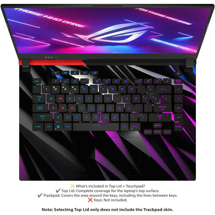 Asus Laptop Skin - Neon Blades