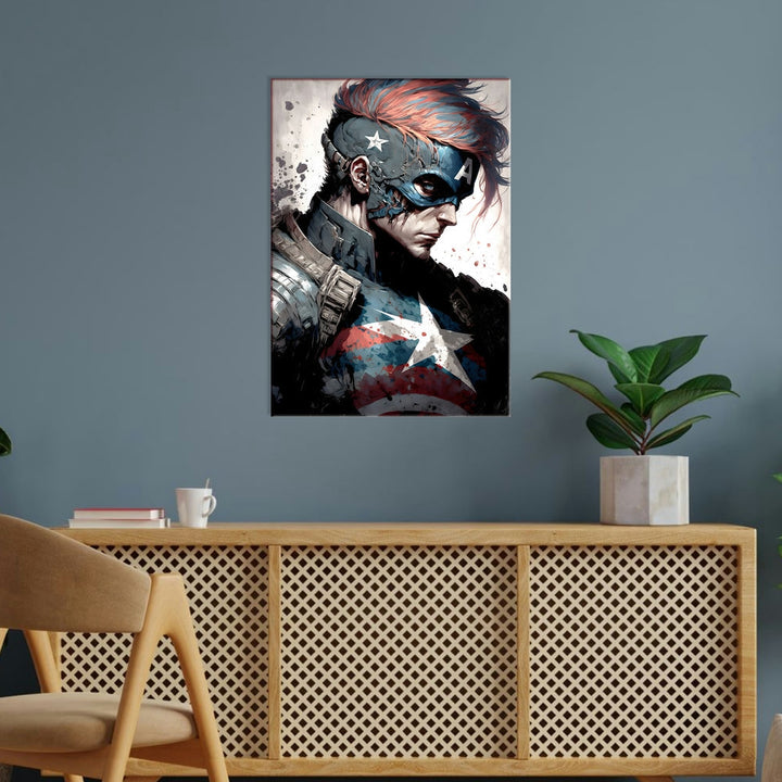 Metal Poster - Superhero Captain America CAP15