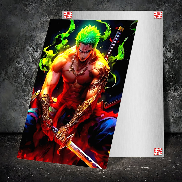 Metal Poster - One Piece Roronoa Zoro OP56