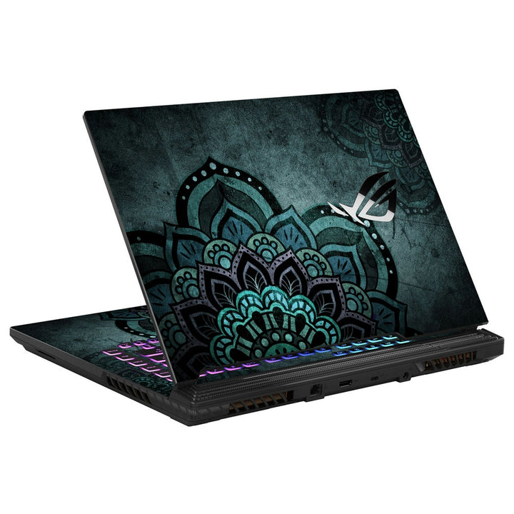 Asus Laptop Skin - Greenish Mandla Art