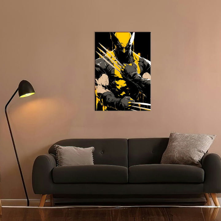 Metal Poster - Superhero Wolverine WOL08