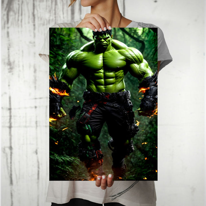 Metal Poster - Superhero Hulk SH02