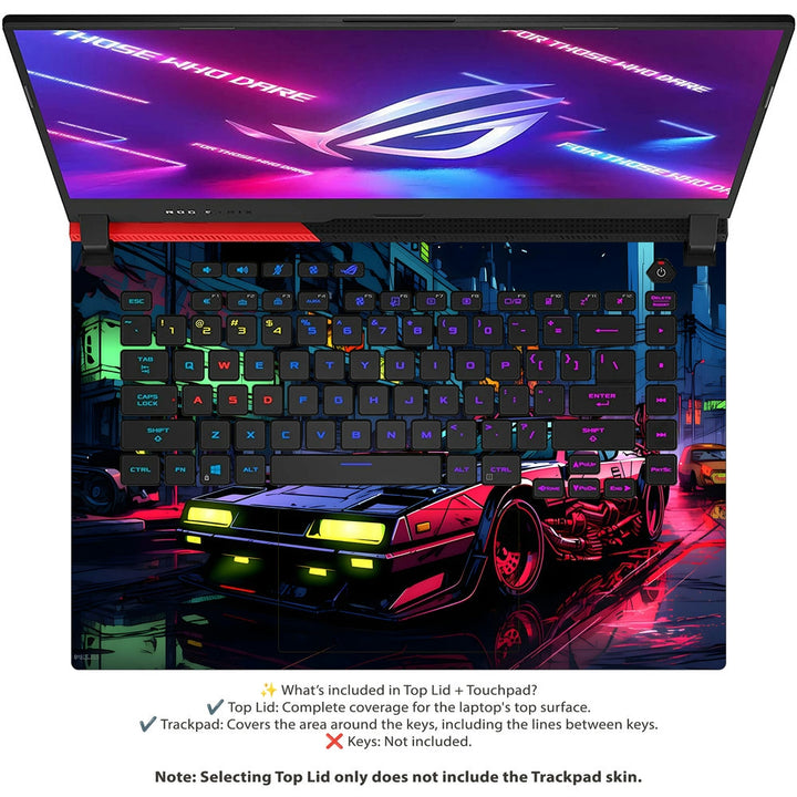 Asus Laptop Skin - City Car Drift Ride