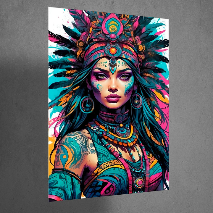 Metal Poster - Mystic Warrior