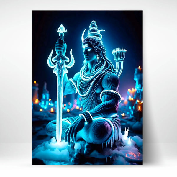 Metal Poster - Lord Shiva LS13