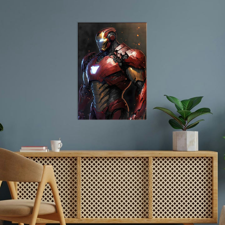 Metal Poster - Superhero Iron Man IM14