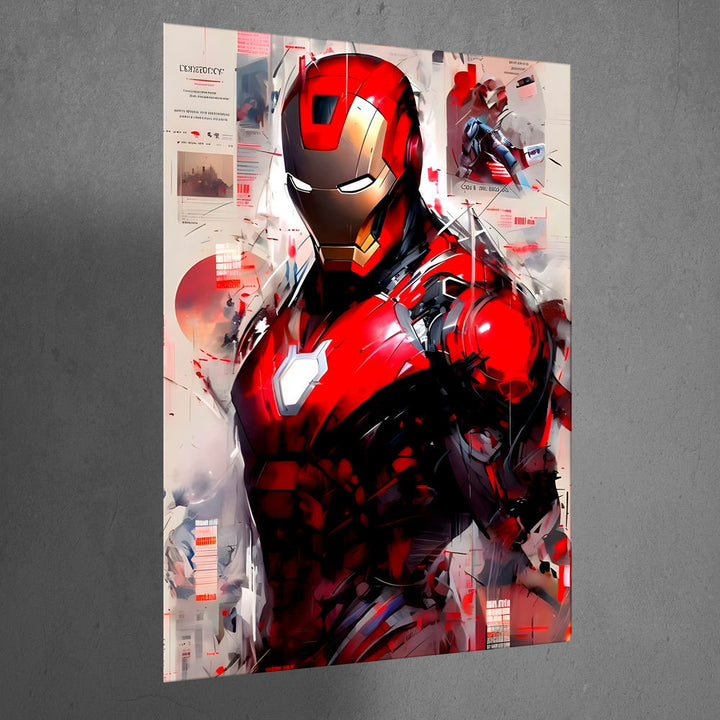 Metal Poster - Superhero Iron Man IM03