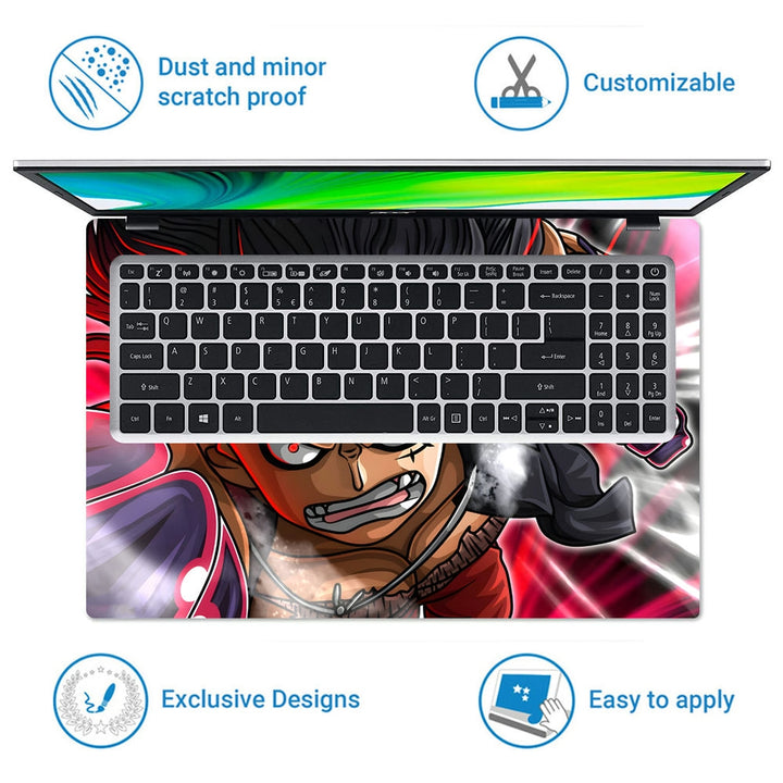 Laptop Skin - Luffys 4th Gear