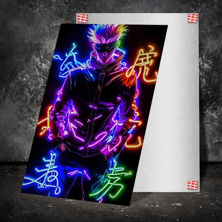 Metal Poster - Anime Satoru Gojo SG02