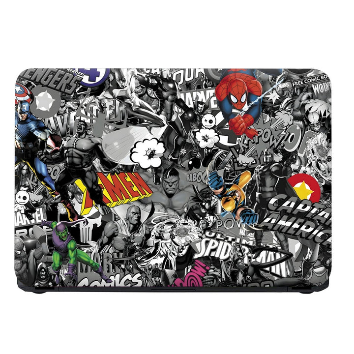 Laptop Skin - Superheroes Sticker Bomb