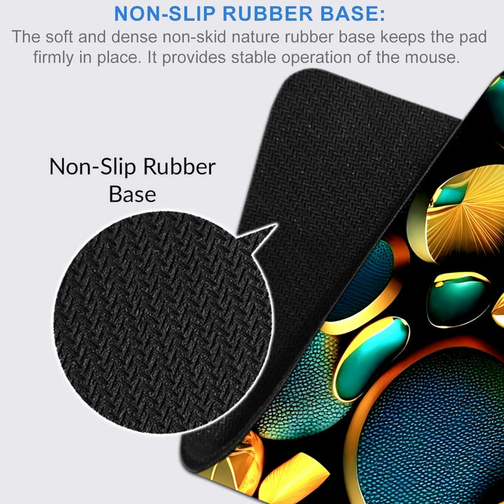 Anti-Slip Desk Mat Gaming Mouse Pad - Colorful Pebbles CP21