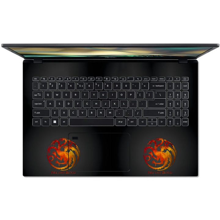 Acer Laptop Skin - House of Dragon Fire & Blood