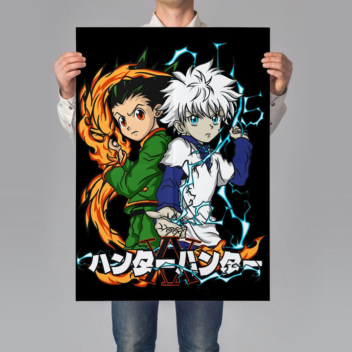 Self Adhesive Textured Vinyl Poster Hunter x Hunter Gon & Killuas Journey