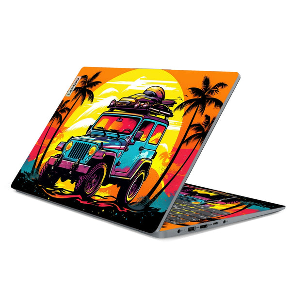 Lenovo Laptop Skin - Retro Beach Jeep