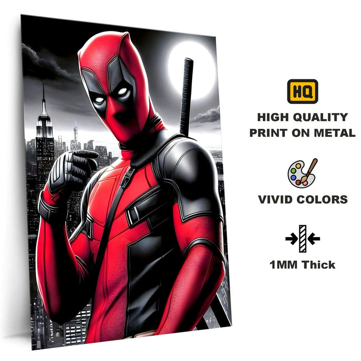 Metal Poster - Superhero Deadpool DP07