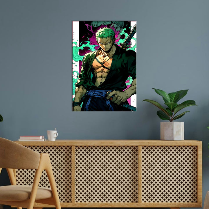 Metal Poster - One Piece Roronoa Zoro OP54