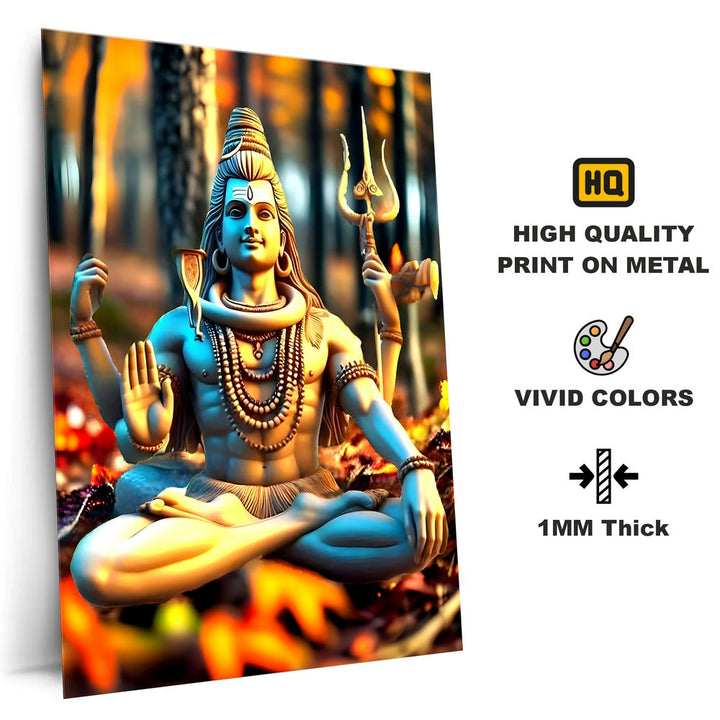 Metal Poster - Lord Shiva LS22