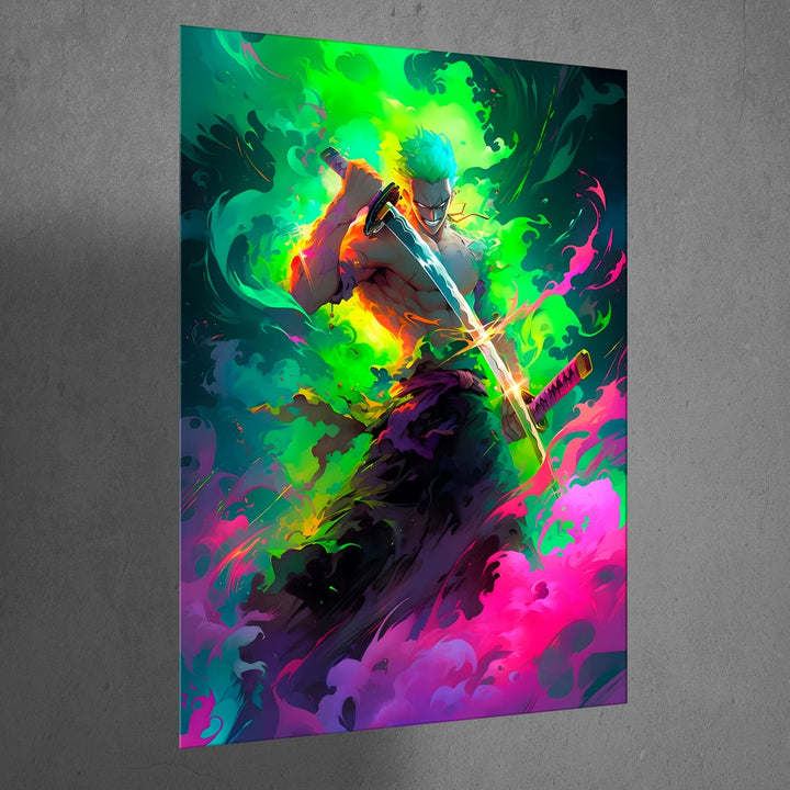 Metal Poster - Anime One Piece Zoro OP72