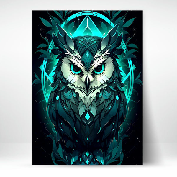 Metal Poster - Wildlife Owl WO04