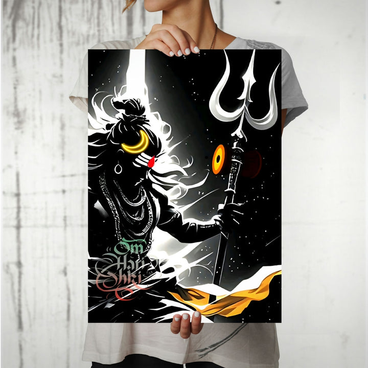 Metal Poster - Lord Shiva LS16