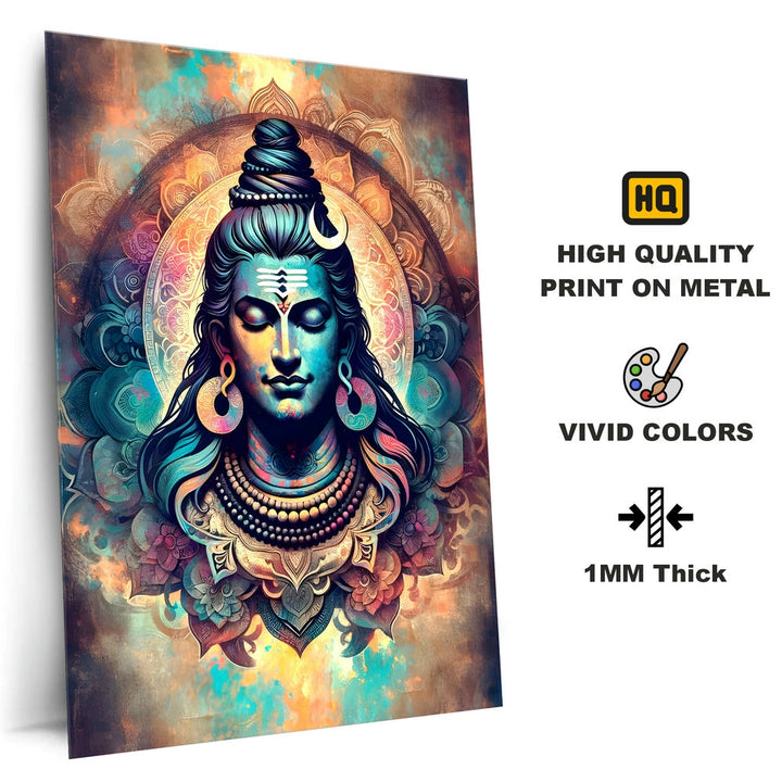 Metal Poster - Lord Shiva LS17