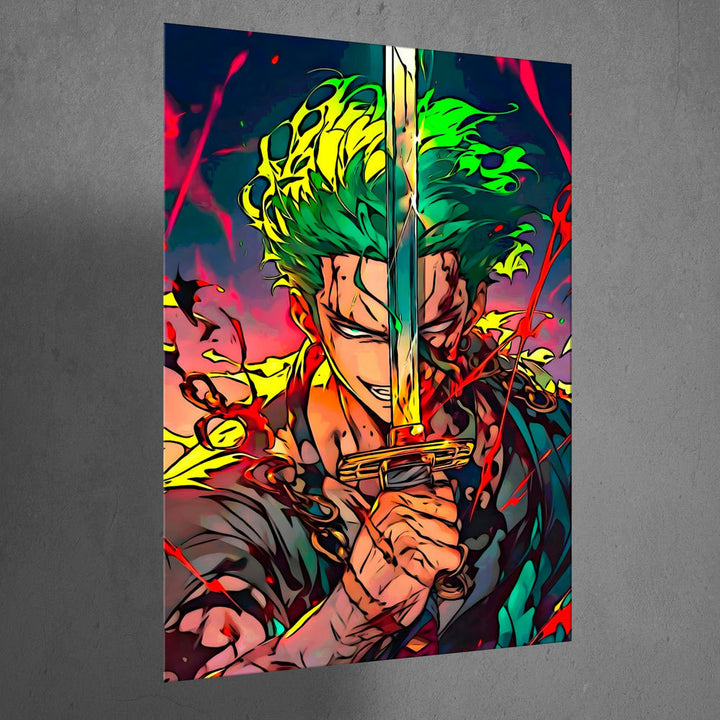 Metal Poster - One Piece Roronoa Zoro OP26