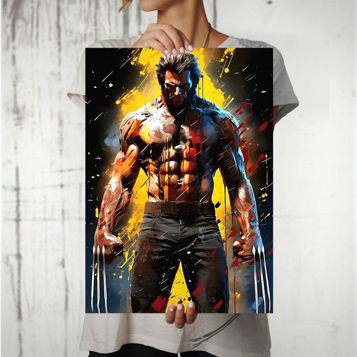 Metal Poster - Superhero Wolverine WOL02