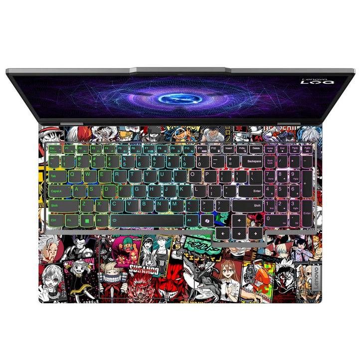 Lenovo LOQ Laptop Skin - Anime Arcade Sticker Bomb