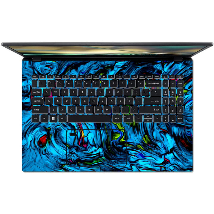 Acer Laptop Skin - blue abstract