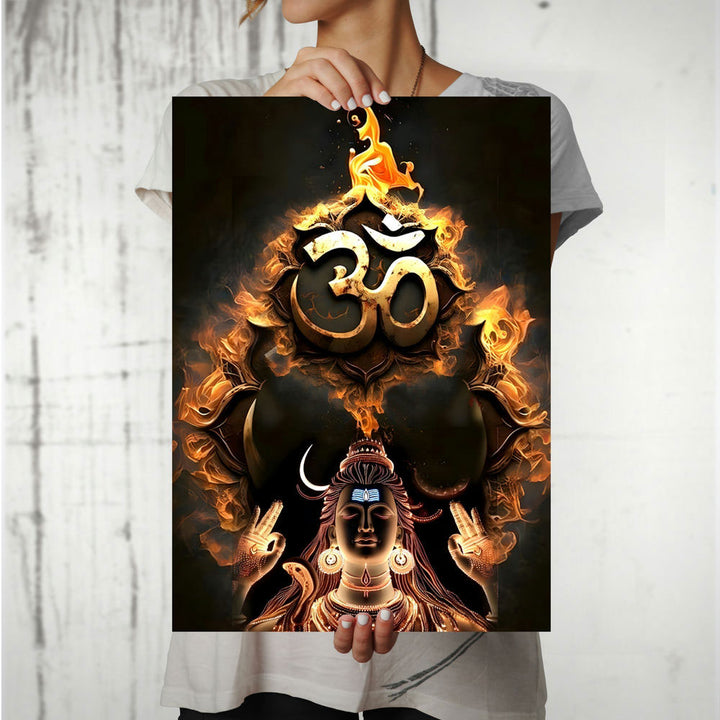 Metal Poster - Lord Shiva LS12