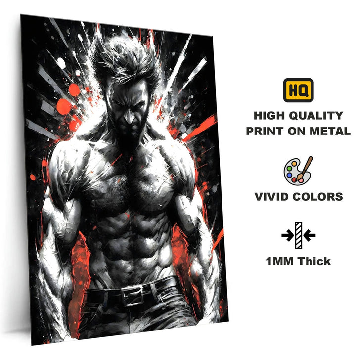 Metal Poster - Superhero Wolverine WOL07