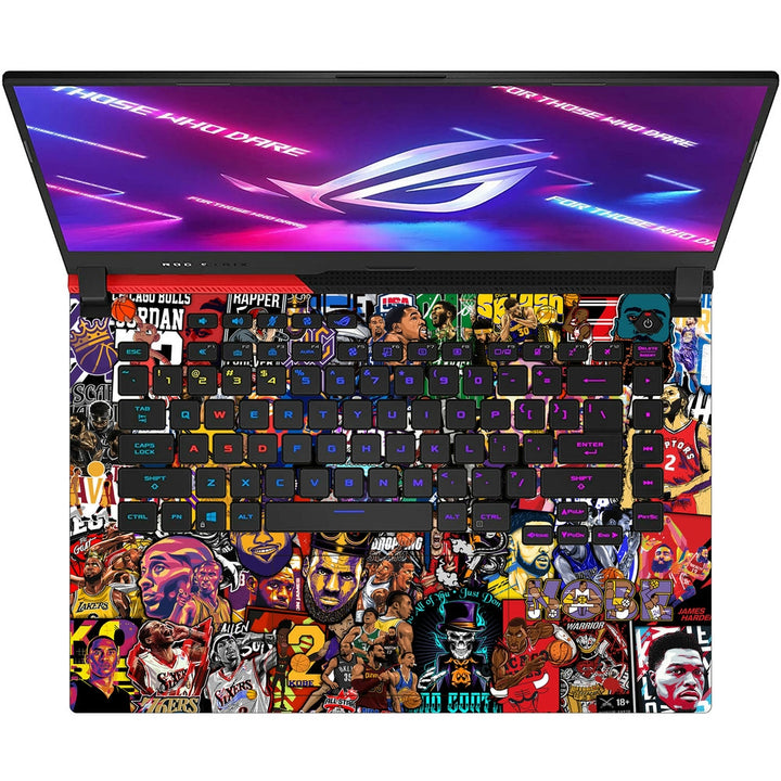 Asus Laptop Skin - Basketball Sticker Bomb DS1