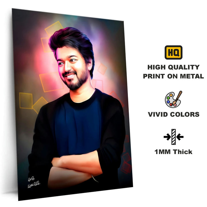 Metal Poster - Thalapathy Vijay TV01