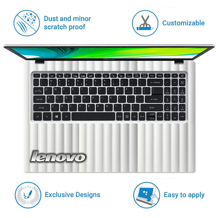 Laptop Skin - Lenovo on While Lines