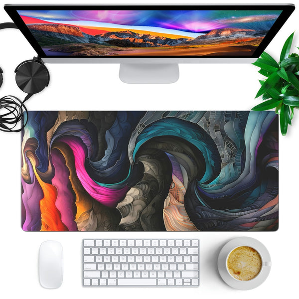 Anti-Slip Desk Mat Gaming Mouse Pad - Mystic Swirl