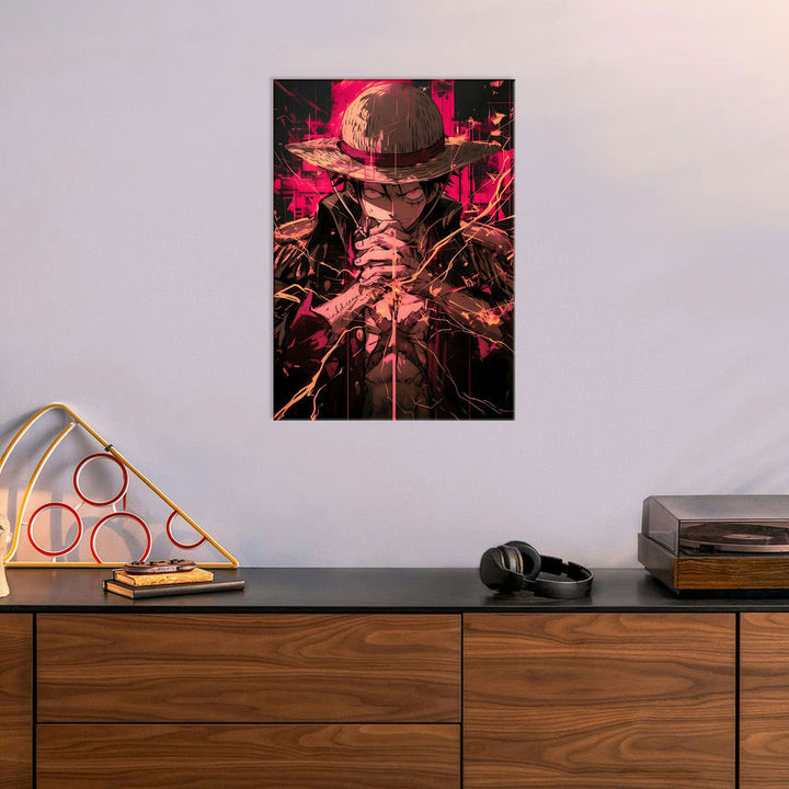 Metal Poster - One Piece Monkey D Luffy OP06