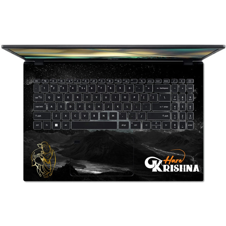 Acer Laptop Skin - Hare Krishna Night Universe