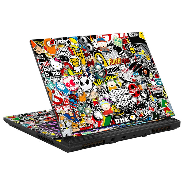 Asus Laptop Skin - Sticker Bomb