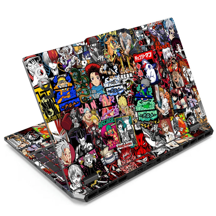 Lenovo LOQ Laptop Skin - Anime Arcade Sticker Bomb